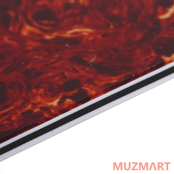 Musiclily MX1396BT Защитная накладка 5-струнной бас-гитары Precision Bass Mexico, 4 слоя, черепаший панцирь