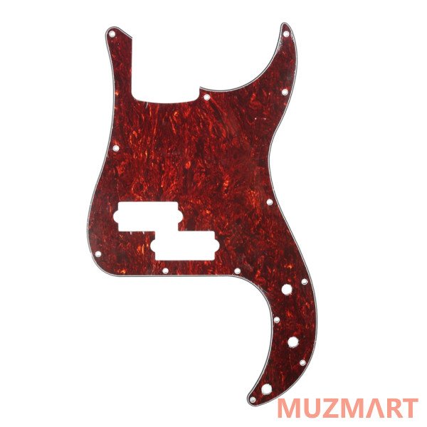 Musiclily MX0377 Защитная накладка бас-гитары Precision Bass, 4 слоя, черепаший панцирь