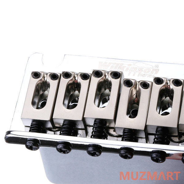 Musiclily MX1795CR Бридж тремоло Wilkinson для MIJ/MIK Strat, хром