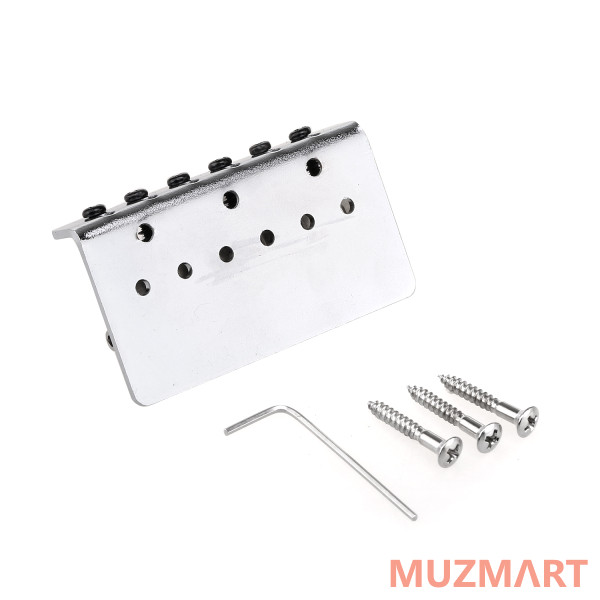 Musiclily MX1810CR Бридж Wilkinson для Squier/Mexico Fender Strat, хром