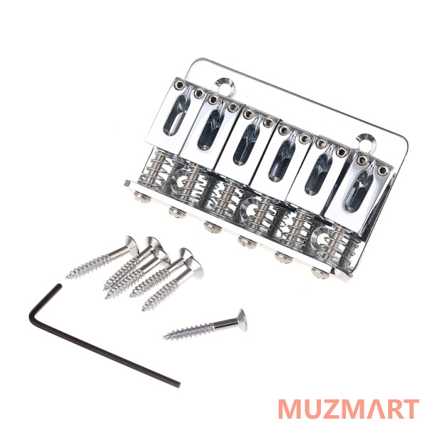 Musiclily M207 Бридж для электрогитары, хром