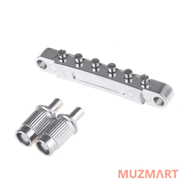 Musiclily M205 Бридж Tune-O-Matic для Gibson Les Paul, хром