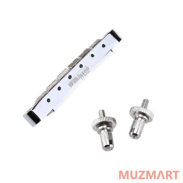 Musiclily MX1815CR Бридж Tune-O-Matic Wilkinson для Les Paul, хром