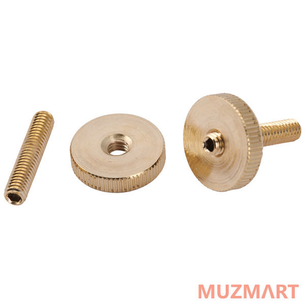 Musiclily MX2210GD-2 Опоры бриджа Tune-O-Matic ABR-1, 2шт, золото