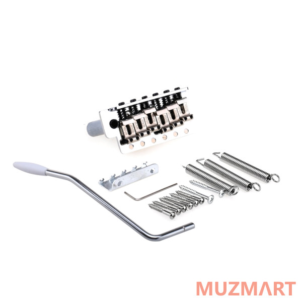 Musiclily MX1792CR Бридж тремоло Wilkinson для Squier/Mexico Fender/MIJ Strat, хром