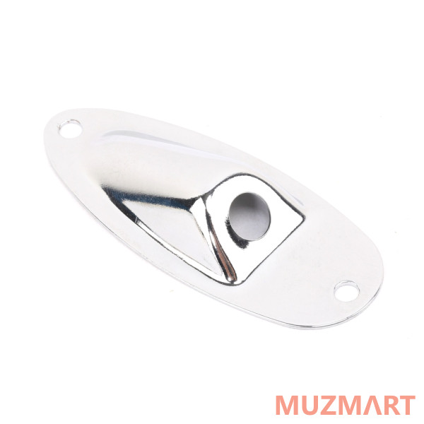 Musiclily MX0850CR Накладка выходного разъема гитары, лодочка, хром