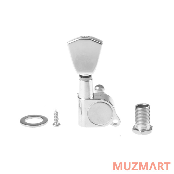 Musiclily M169 Одиночный колок для гитары, хром, 6шт