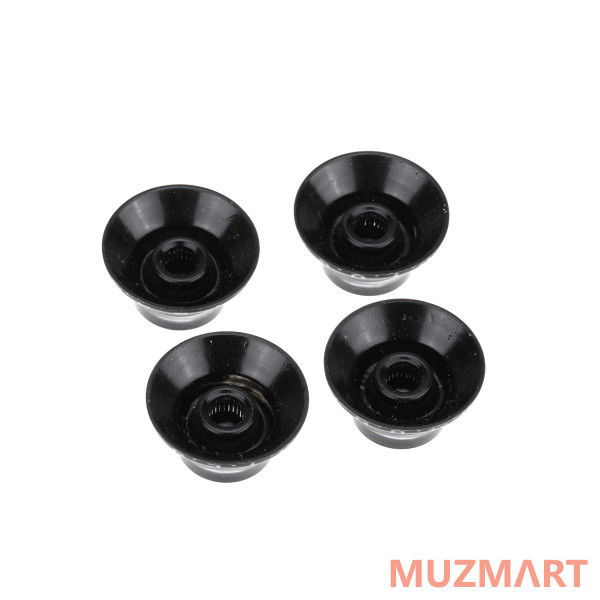 Musiclily MX1560BK-4 Комплект ручек потенциометров, Les Paul, черные, 4шт