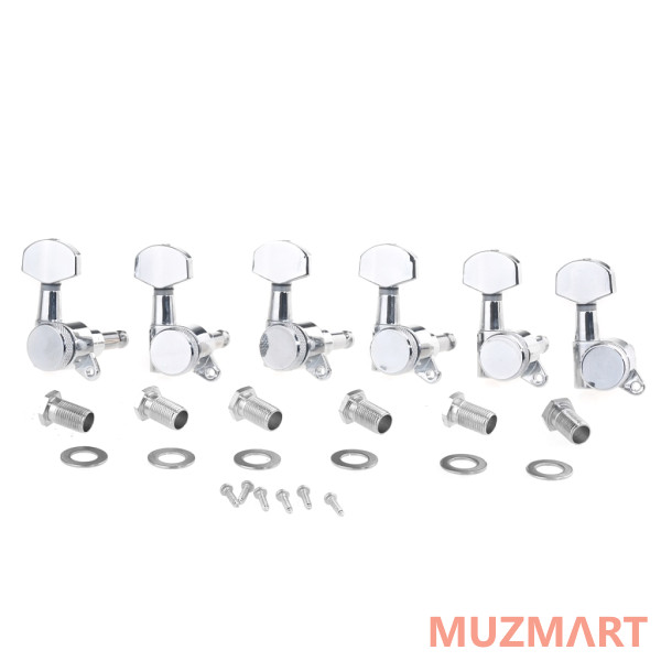 Musiclily MX1368CR-6 Колки для гитары, 6л, локовые, хром
