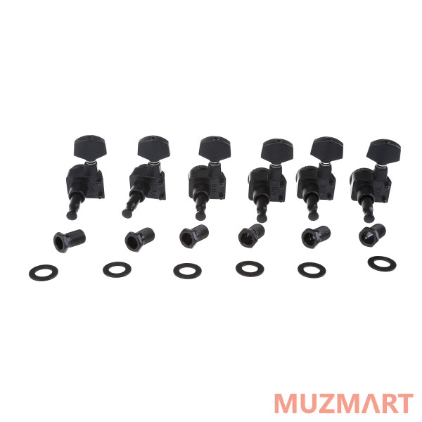 Musiclily MX1510BK Колки для гитары, 6л, локовые, черные