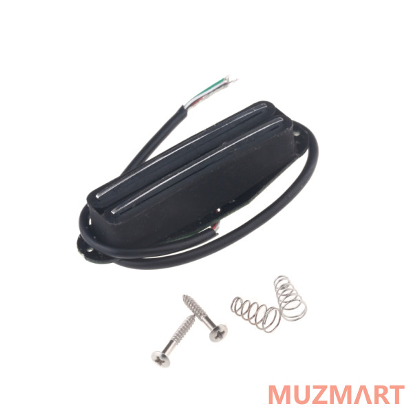 Musiclily M533 Звукосниматель магнитный хамбакер, рельсовый, черный