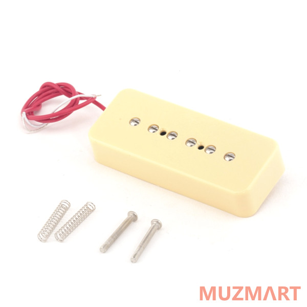 Musiclily MX1255 Звукосниматель магнитный сингл, для LP SG, нековый, кремовый