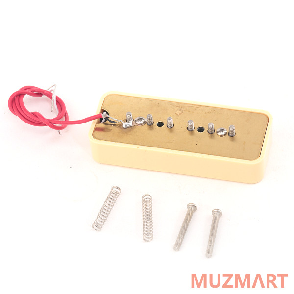 Musiclily MX1255 Звукосниматель магнитный сингл, для LP SG, нековый, кремовый