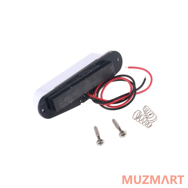 Musiclily M269 Звукосниматель магнитный сингл, для Fender Strat, средний, белый