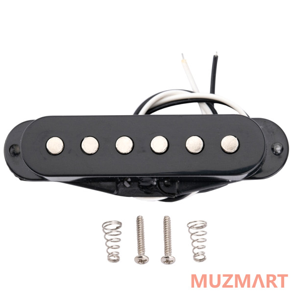 Musiclily MX2295BK Звукосниматель магнитный сингл, для Fender Strat, нековый, черный