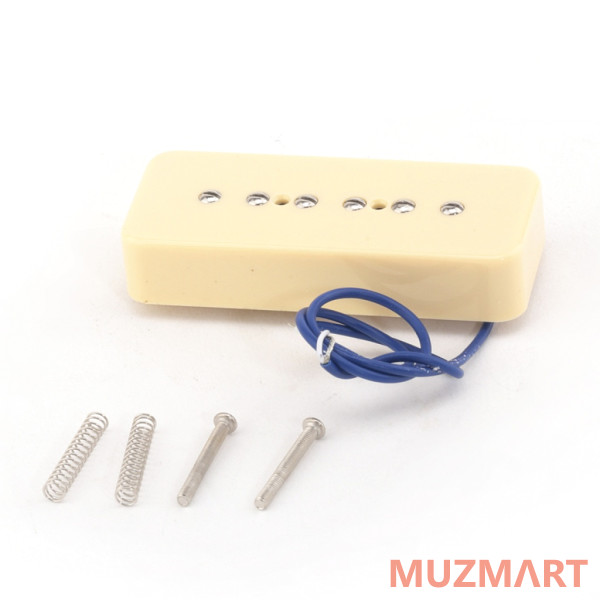 Musiclily MX1256 Звукосниматель магнитный сингл, для LP SG, бриджевый, кремовый