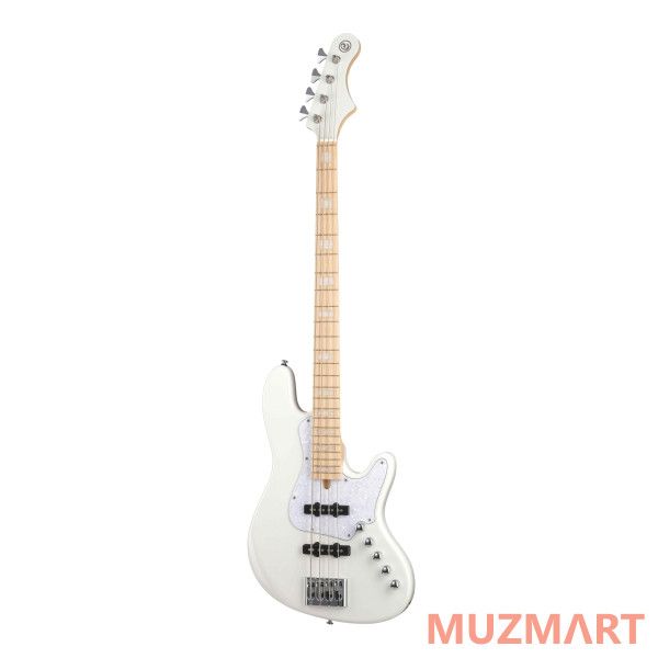Cort NJS4-WHT Elrick NJS Series Бас-гитара, с чехлом
