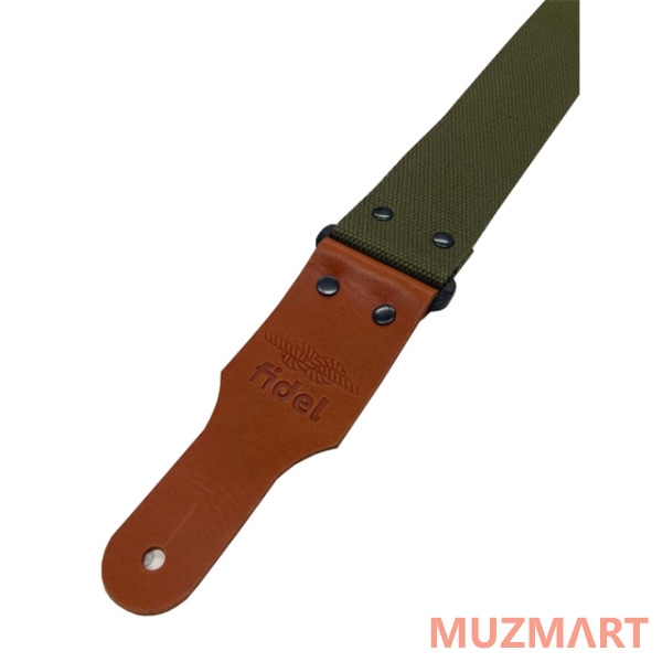 Fidel FL00051C Cotton Ремень для гитары, хлопок, хаки