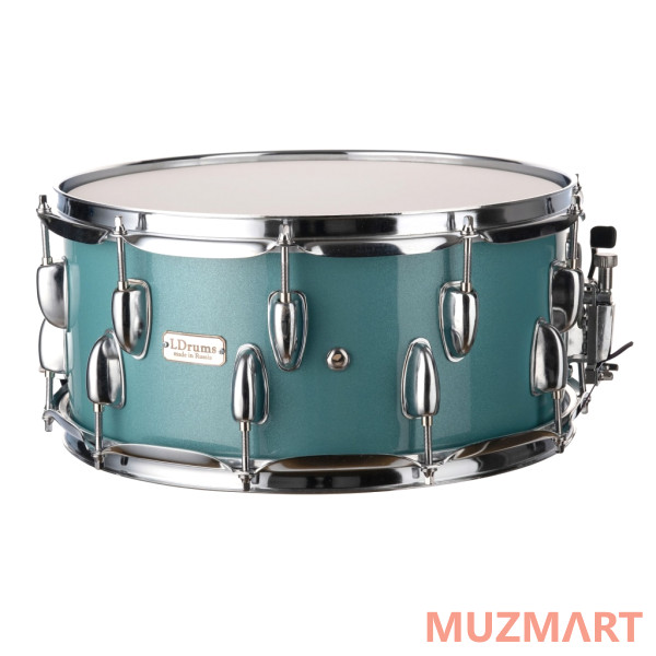 LDrums LD6411SN Малый барабан, сине-зеленый,14"*6,5"