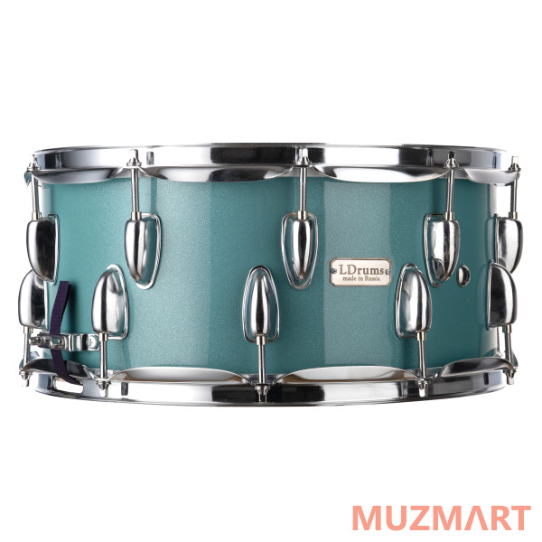 LDrums LD6411SN Малый барабан, сине-зеленый,14"*6,5"