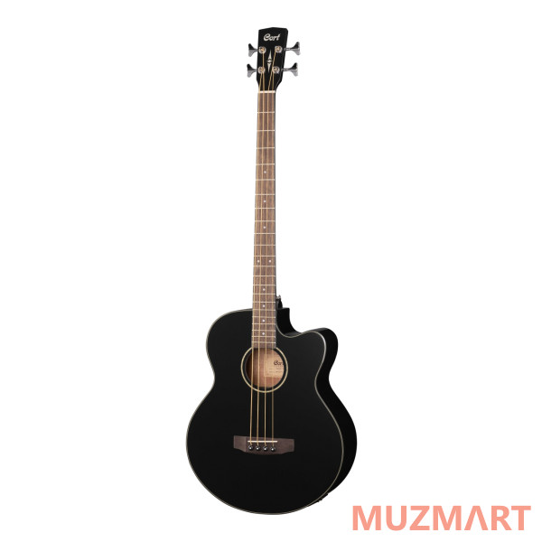Cort AB850F-BK Acoustic Bass Series Электроакустическая бас-гитара, с вырезом, черная