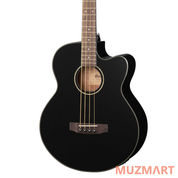 Cort AB850F-BK Acoustic Bass Series Электроакустическая бас-гитара, с вырезом, черная