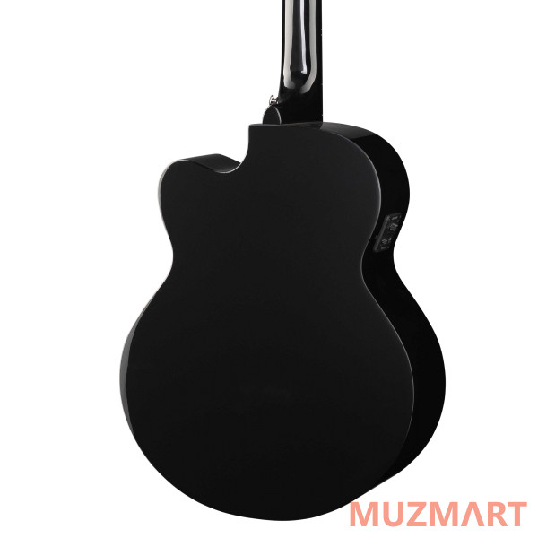 Cort AB850F-BK Acoustic Bass Series Электроакустическая бас-гитара, с вырезом, черная