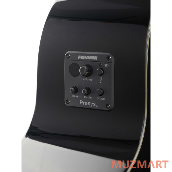 Cort AB850F-BK Acoustic Bass Series Электроакустическая бас-гитара, с вырезом, черная