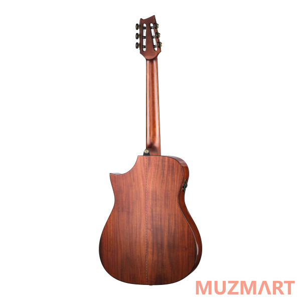 Cort LUXE-NYLON-BR Frank Gambale Luxe Series Классическая гитара со звукоснимателем, с кейсом