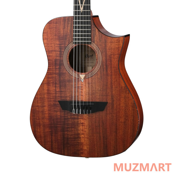 Cort LUXE-NYLON-BR Frank Gambale Luxe Series Классическая гитара со звукоснимателем, с кейсом