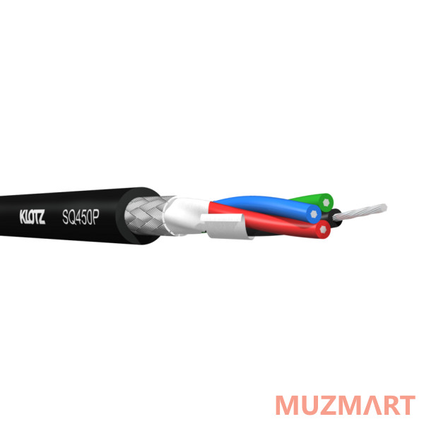 Klotz SQ450P.100 StarQuad Кабель микрофонный 4x0.50мм, 100м