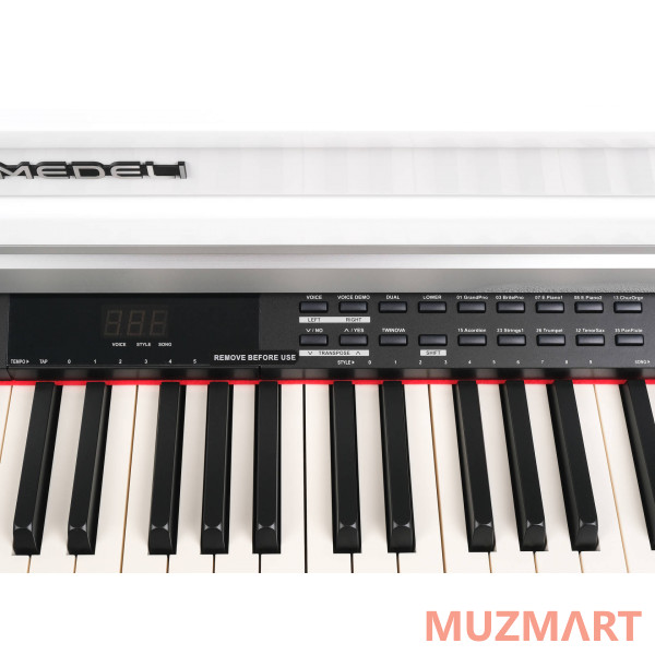 Medeli DP420K-PVC-WH Цифровое пианино, белое