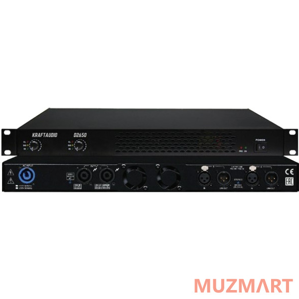 Kraftaudio D2650 усилитель мощности 2-канальный