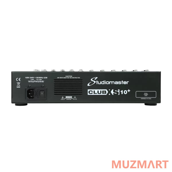 Studiomaster Club XS10+ Микшерный пульт, DSP, MP3, Bluetooth