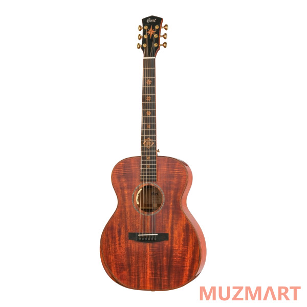 Cort OM-LE-KOA-WCASE-NAT Limited Edition Электро-акустическая гитара, с футляром