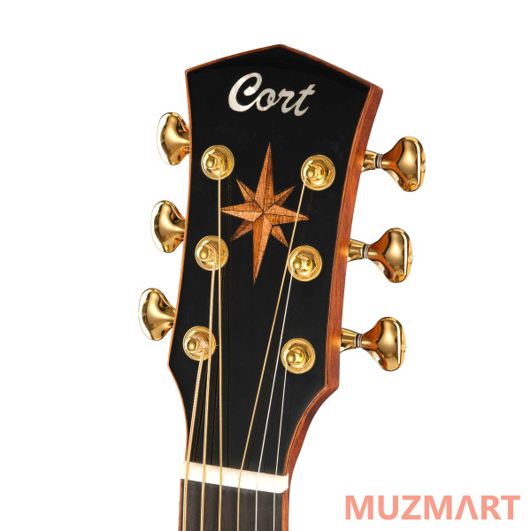 Cort OM-LE-KOA-WCASE-NAT Limited Edition Электро-акустическая гитара, с футляром