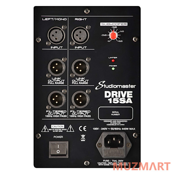 Studiomaster Drive15SA Активный сабвуфер