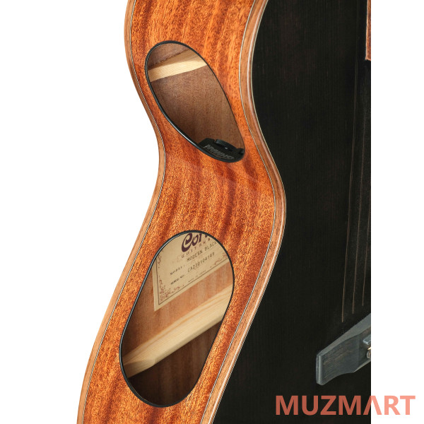 Cort Modern-Black-WCASE-TBK Masterpiece Series Электро-акустическая гитара, с чехлом