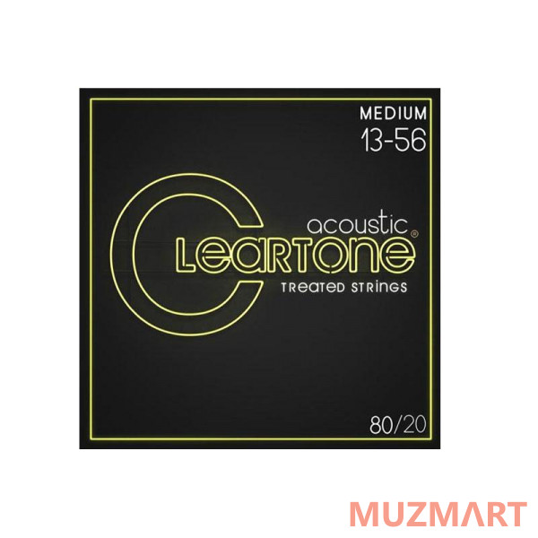 Cleartone 7613 80/20 Комплект струн для акустической гитары, бронза 80/20, 13-56