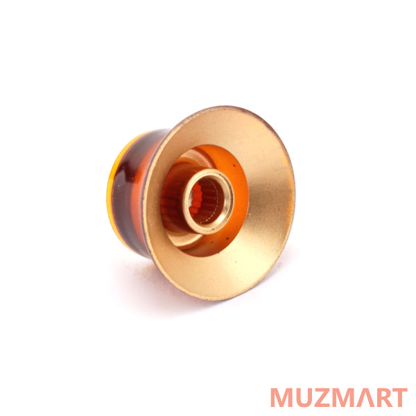 Musiclily MX1059-2MX1060-2 Комплект ручек потенциометров 2+2, Gibson Style, янтарь
