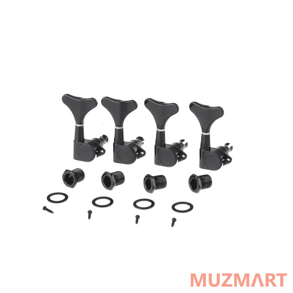 Musiclily M179-4 Колки для бас-гитары, 4л, черные