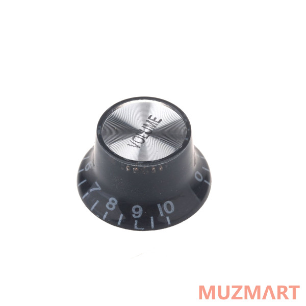 Musiclily M143-2M490-2 Комплект ручек потенциометров 2+2, Gibson Style, черные