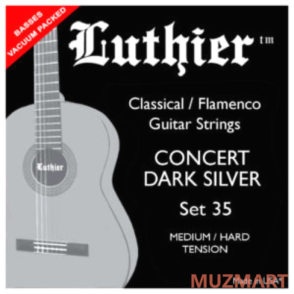 Luthier LU-35 Комплект струн для классической гитары, средне-сильное натяжение, карбон