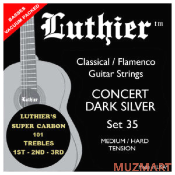 Luthier LU-35SC Комплект струн для классической гитары, средне-сильное натяжение, карбон