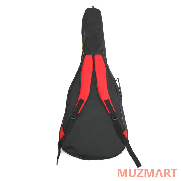 Mezzo MZ-ChGC-3bk/red/yel Чехол для классической гитары, черный/красный/желтый