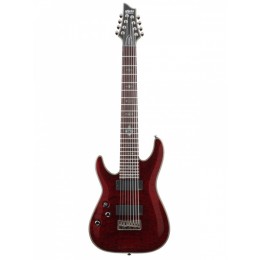 Schecter Damien ELITE-8 Cred L/H Электрогитара восьмиструнная левосторонняя
