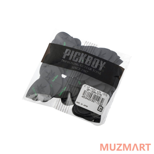 Pickboy GP-33R/075 High-Modulous Медиаторы 50шт, толщина 0.75мм