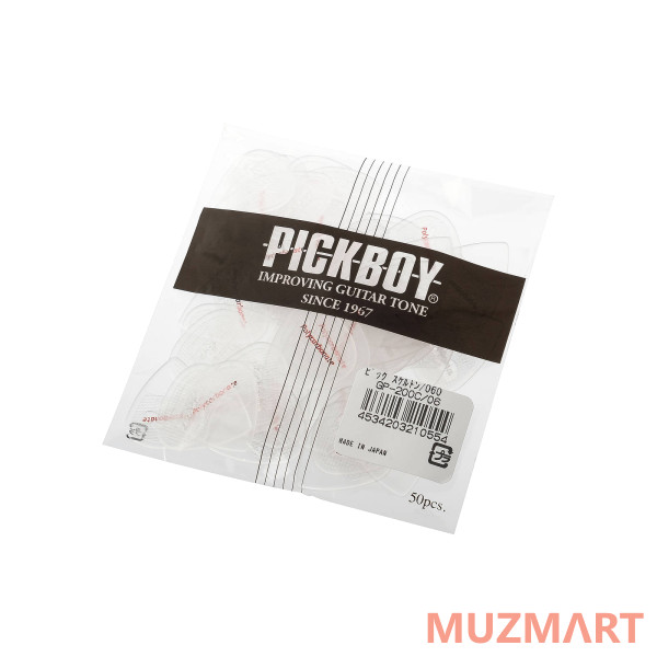 Pickboy GP-200C/06 Edge Skelton Медиаторы 50шт