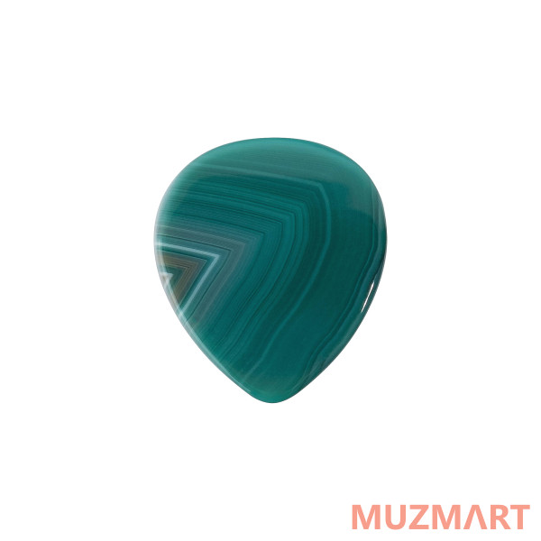 Pickboy GP-ST-2/GR Exotic Stone Медиатор, камень, зеленый