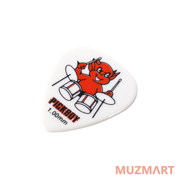 Pickboy GP-211-1/100 Celltex Red Devil Медиаторы 50шт, толщина 1.0мм